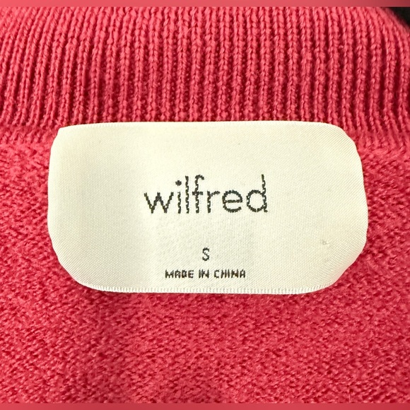 Wilfred Geer Cropped Sweater - Red - Picture 4 of 4